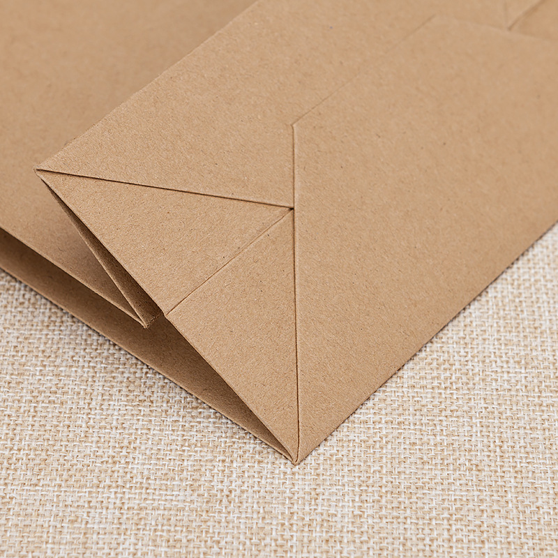 Spot clothing shopping bag Kraft paper tote bag custom printed logo advertising packaging portable paper bag