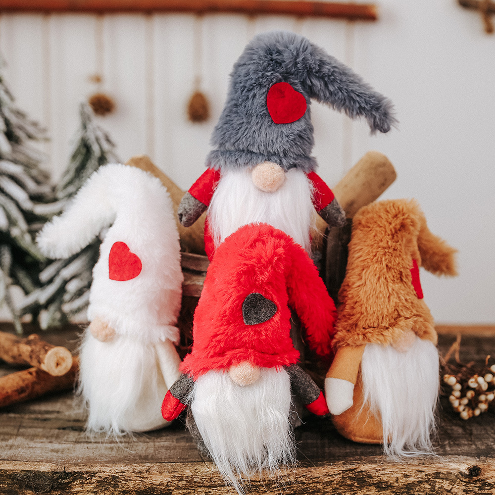 Home & Garden Haube Nieuwe Kerstdecoratie Pluche Lange Hoed Forester Pop Ornamenten Gezichtloze Pop Oude Man Ornamenten_voghion.com