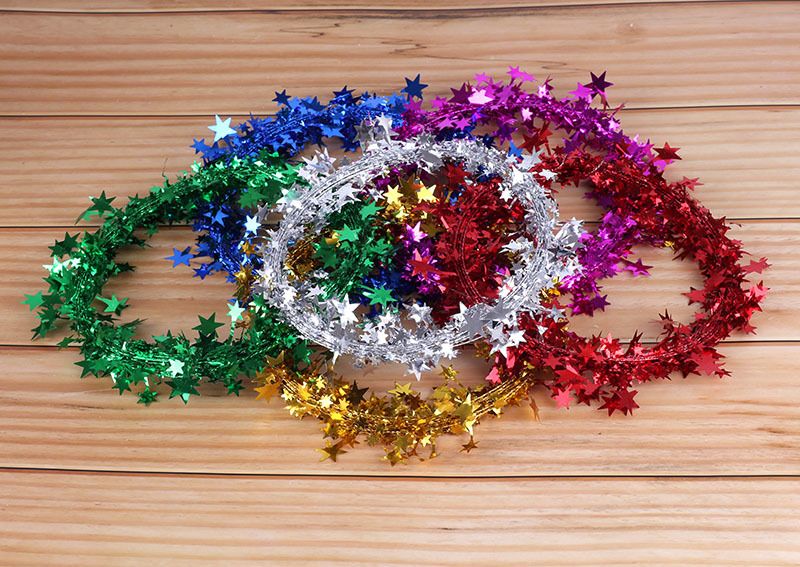 7.5 m Stars Wire Christmas Tree Decorations Accessories Christmas Decorations Christmas Color Strip Christmas Wire Five Stars_voghion.com