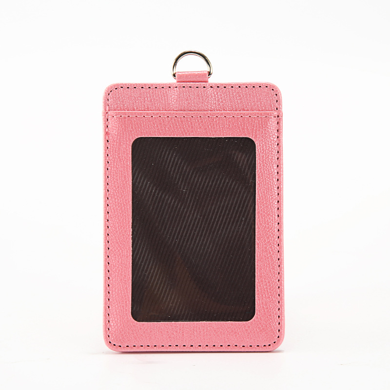Factory wholesale card holder card holder PU work card imitation leather ID card student badge work card holder