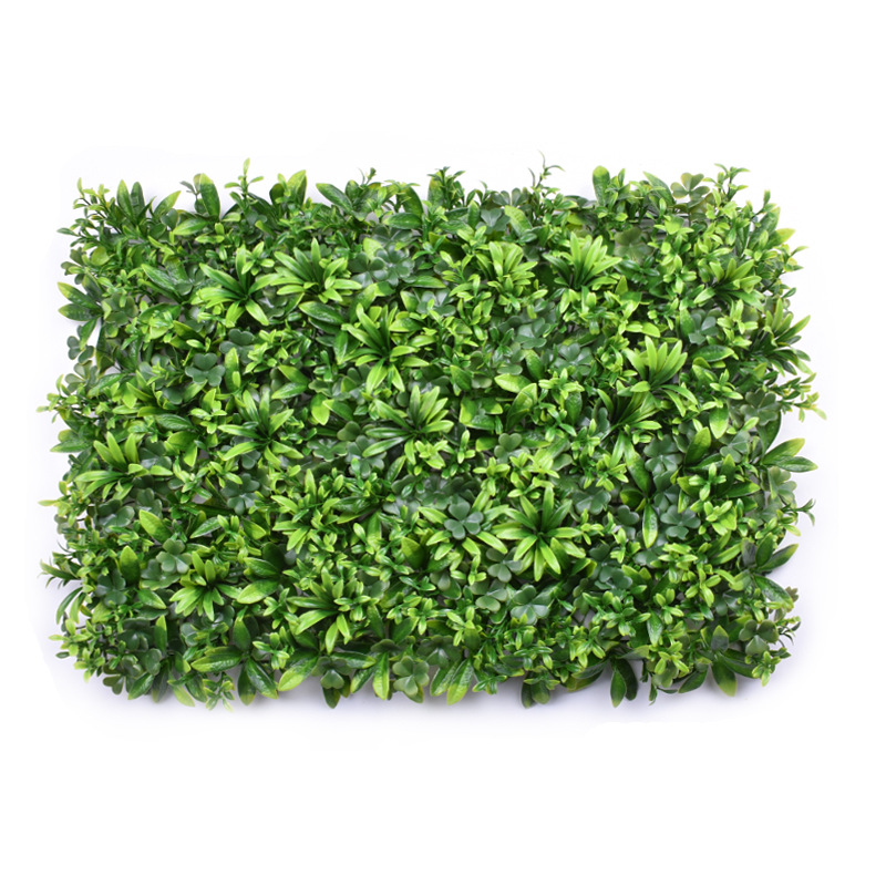 Artificial plant wall artificial lawn Wall artificial green plant encryption artificial turf wall outdoor decoration Welcome Wall