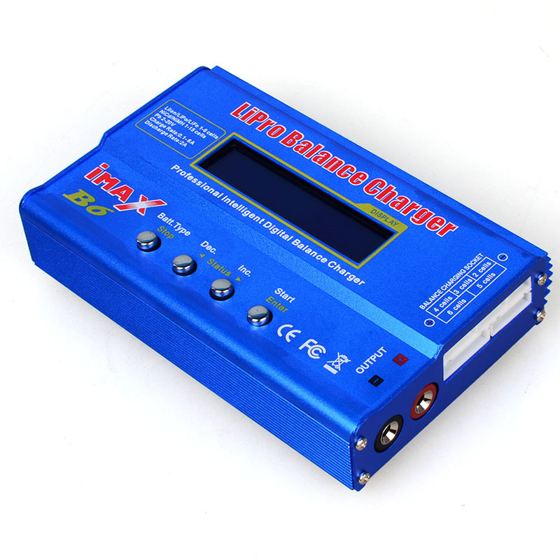 iMax B6 balance charger model airplane battery charger 80W full set assembly power cord