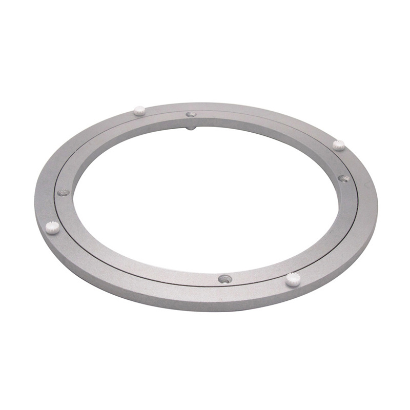 High quality aluminum alloy turntable dining table silver aluminum turntable household special turntable furniture hardware accessories