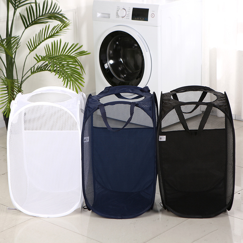 Amazon POP hamper folding laundry basket home storage basket POP-up dirty clothes basket folding dirty clothes basket