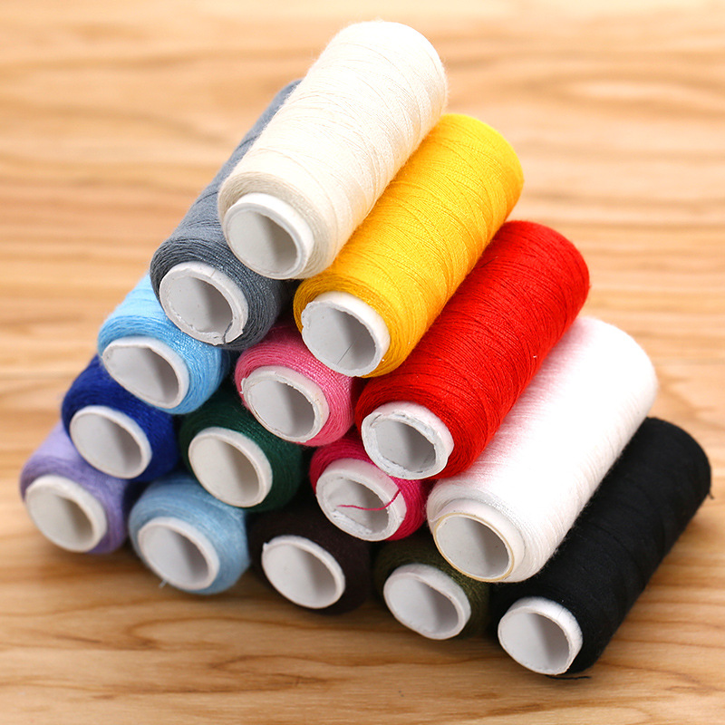 Household color sewing thread sewing machine thread small thread roll sewing clothes quilt thread hand stitching sewing thread bag white thread black thread