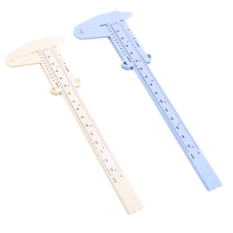 Embroidery eyebrow ruler auxiliary eyebrow tattoo design standard positioning vernier caliper lightweight convenient scale clear tattoo tool
