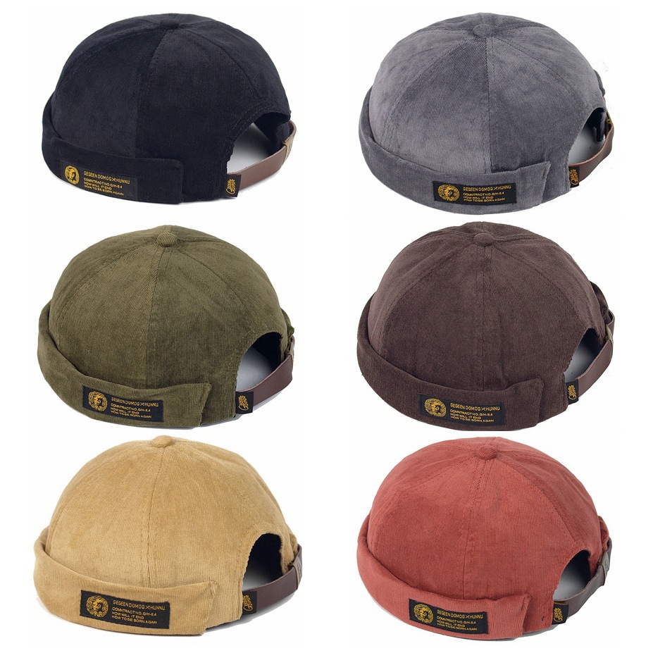Hip hop Yupi couple vintage sailor hat navy hat sailor hat melon hat landlord hat brimless baseball hat tide