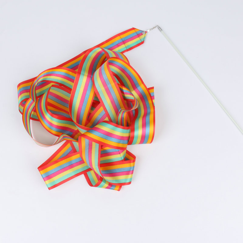 Artistic Gymnastics Ribbon Suitable for Children Adults Middle-aged and Elderly Gymnastics Wide Ribbon Toys Dance Ribbon