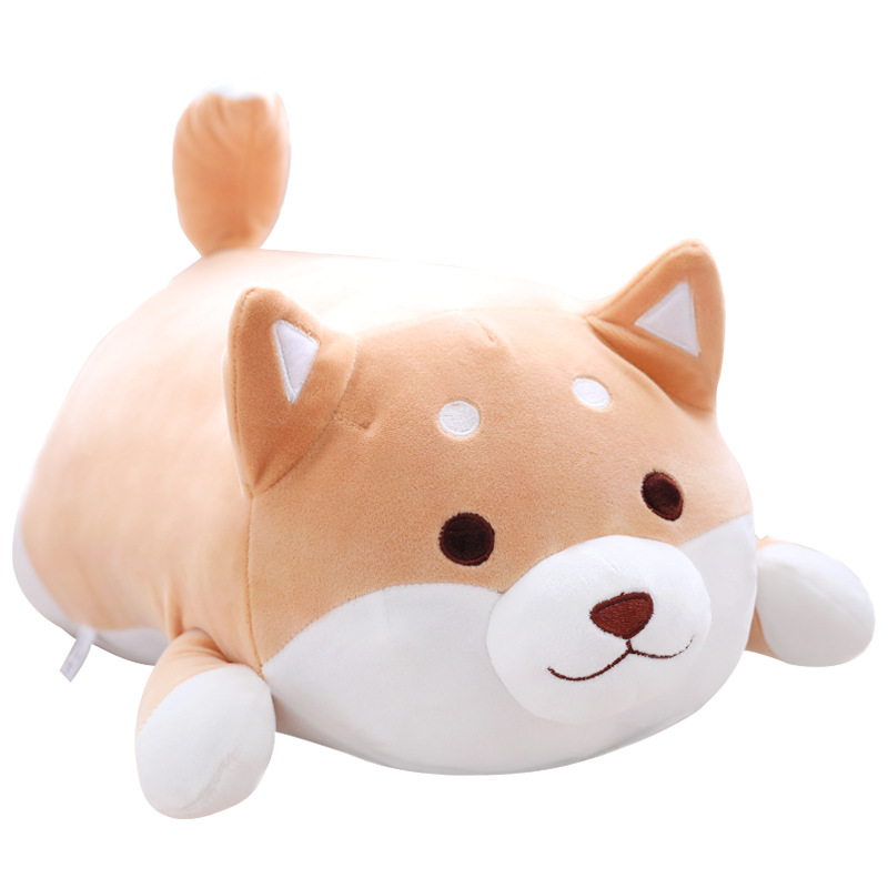 Cross-border Shiba Dog Doll Foreign Trade Doll Dog Lie-down Husky Pillow Japanese Akita Dog Plush Toy Corgi Dog