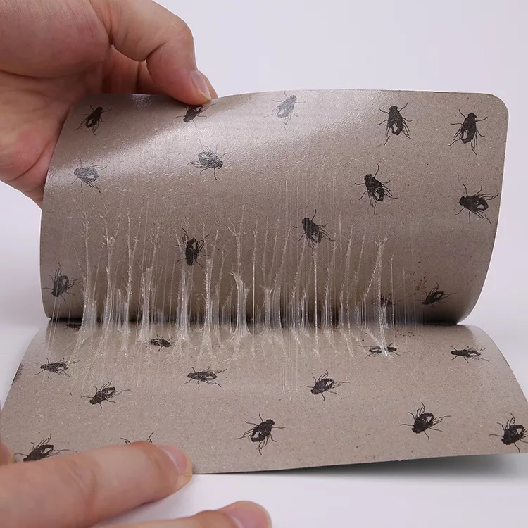 Factory Direct Sales, Export, Cross-Border Powerful Fly Stickers, Fly Boards, Fly Killing Paper, Fly Paper Wholesale