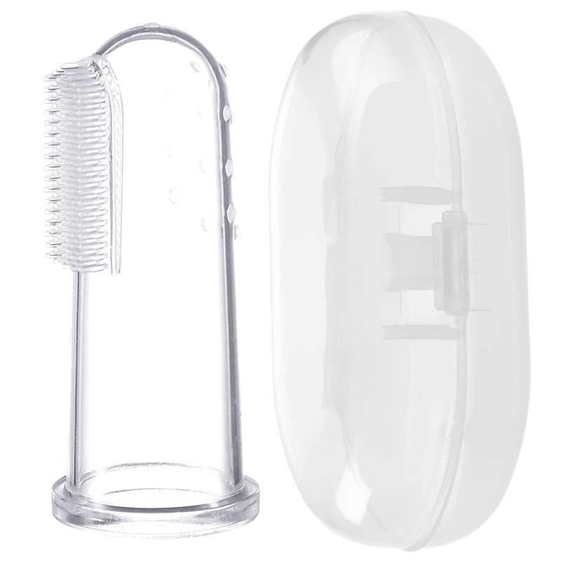 Factory direct baby toothbrush storage box thumb toothbrush box finger toothbrush pp box storage box