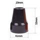 Black 19mm hole