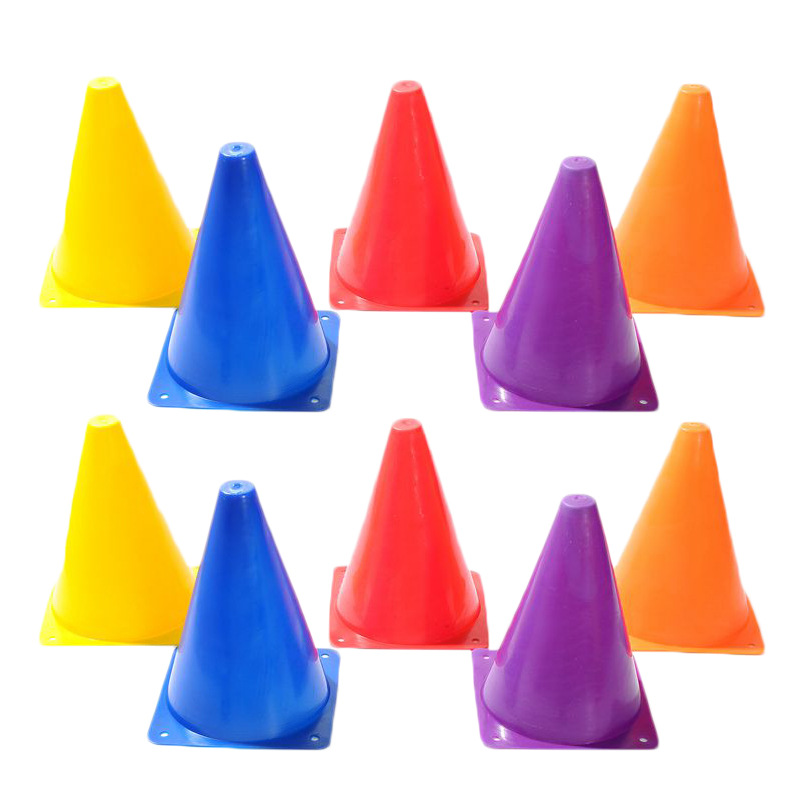 18cm no hole football training sign cone football obstacle sign bucket basketball training equipment wholesale