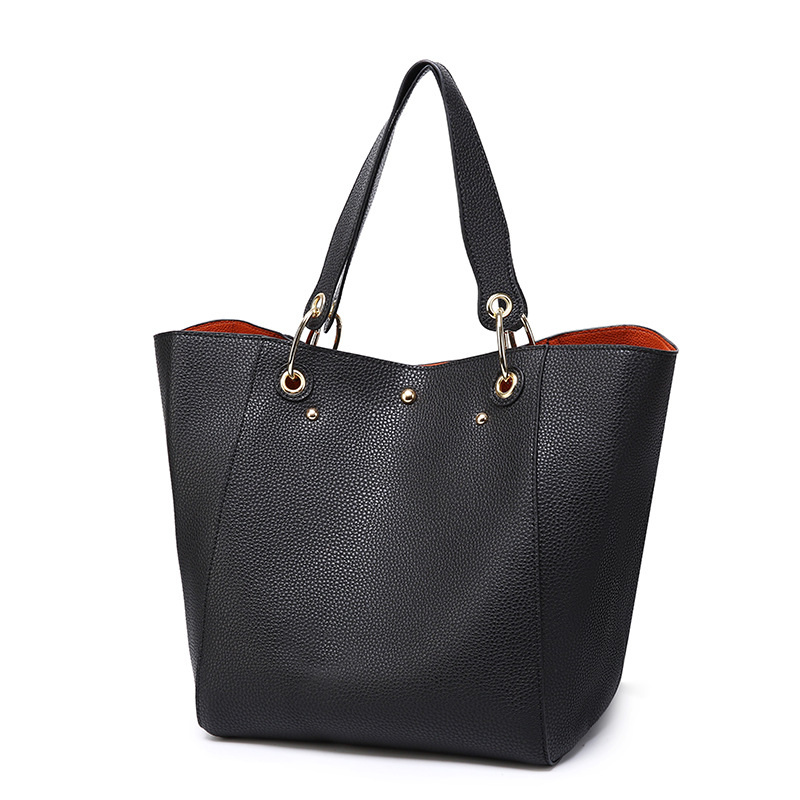Straw Woven Bag Ins European and American Simple Woven Tote Bag Single Shoulder Portable Large Capacity Women's Bag Summer Holiday Beach Bag