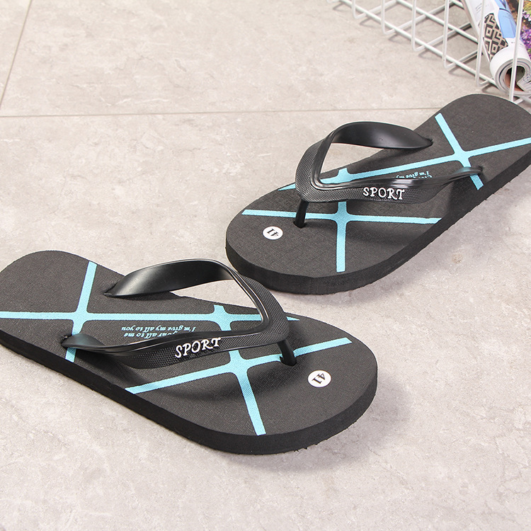 2022 Summer New Flat Flip-flops Beach Casual Home Men's Shoes Women's Shoes Couple Sandals