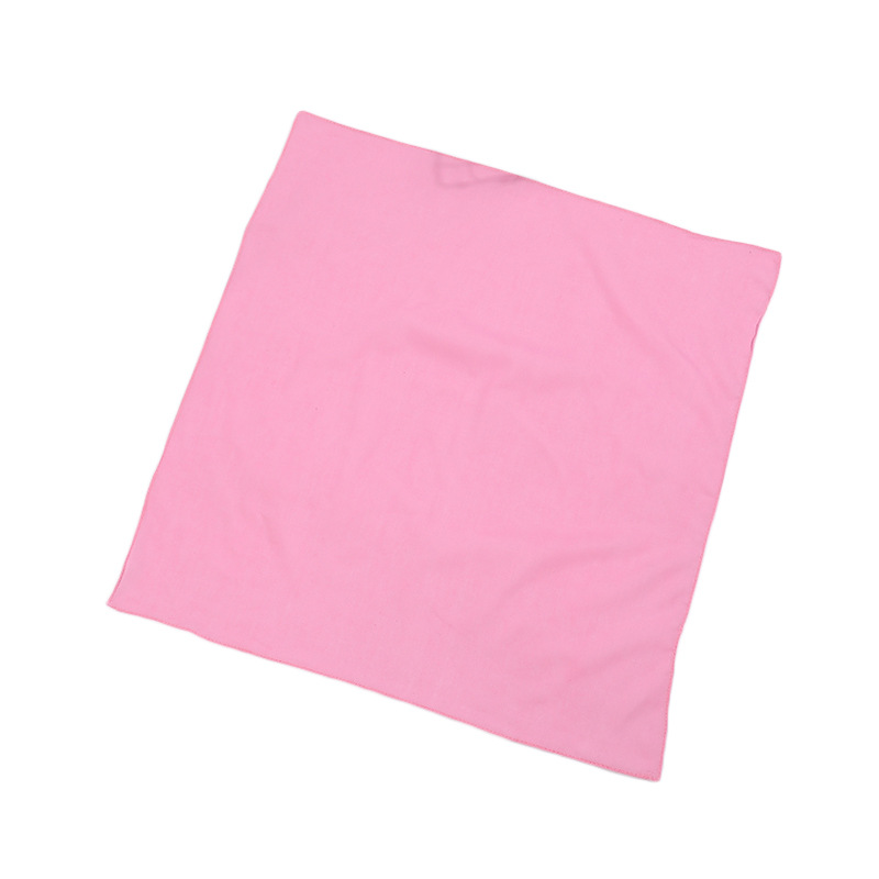 Factory direct supply new solid color sweat-absorbent headscarf spot sports breathable outdoor riding sweat towel men's and women's fashion square towel