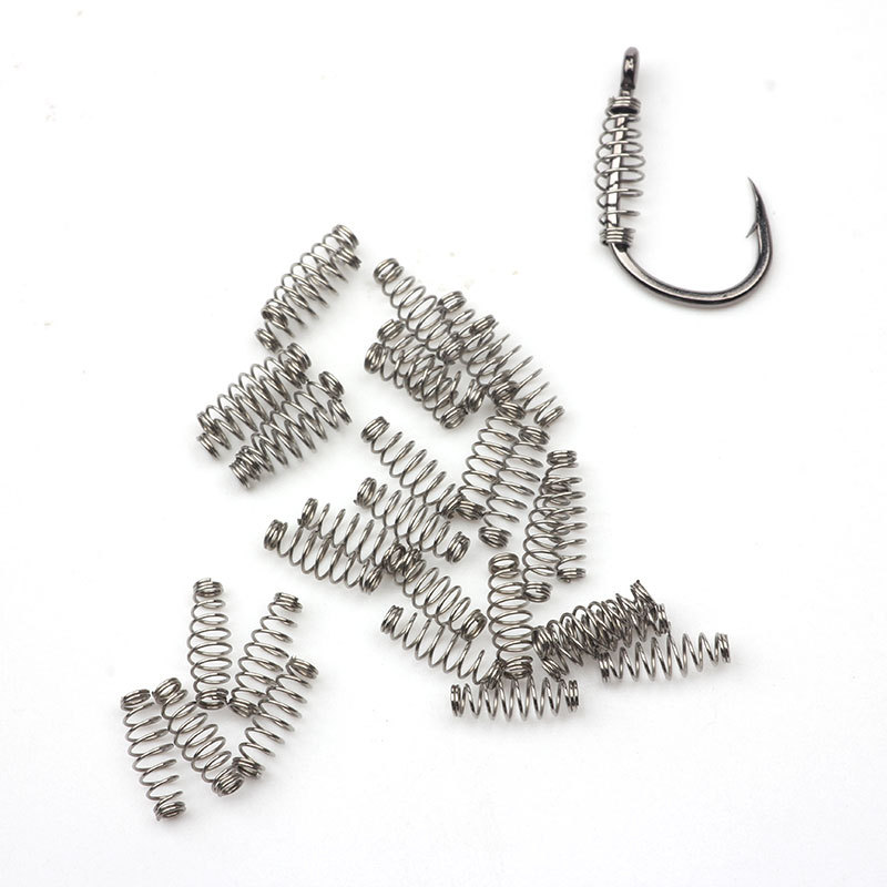 Spring fish hook hand Rod small explosive hook spring silver carp and bighead carp fishing group spring fishing spring bait holder fishing gear small accessories
