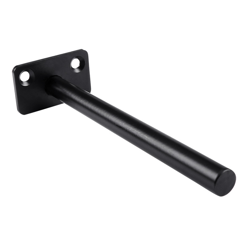 Black concealed deck holder 12cm round concealed wall bracket bracket concealed partition holder fixed floating bracket