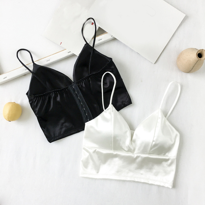 Sexy Sedin Eight-breasted Buckle Wrapped Chest Small Vest Women's Bottoming Underwear Anti-light Beautiful Back Sling Internet Popular Explosions
