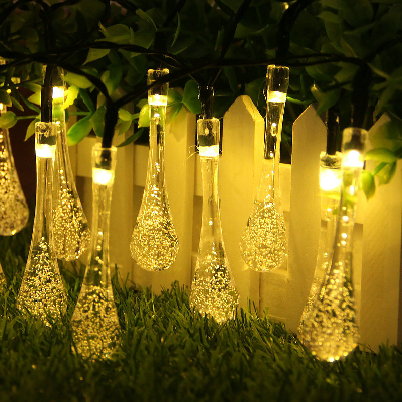 LED Solar Mini Star Outdoor Tent Waterproof Star Christmas Light String Decorative Lights for Garden Courtyard