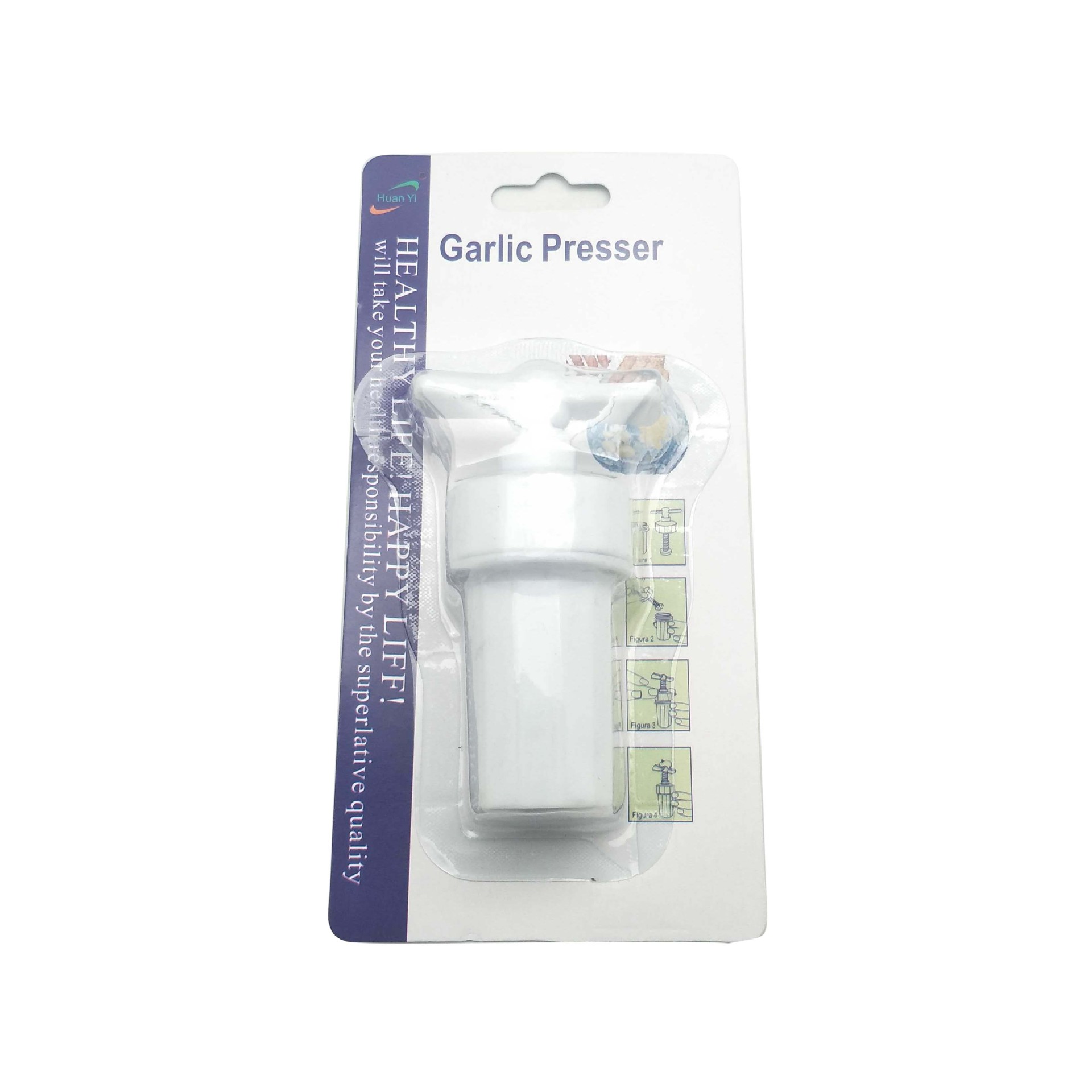 Factory supply kitchen garlic press quick garlic press plastic garlic tool convenient household garlic
