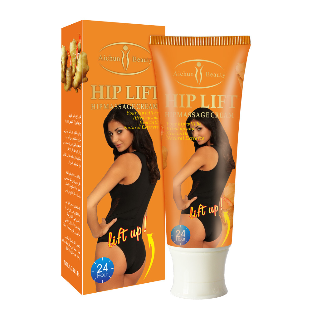 Cross-border aichun ginger hip Cream hip massage hot body milk wholesale Butt Lifting Cream
