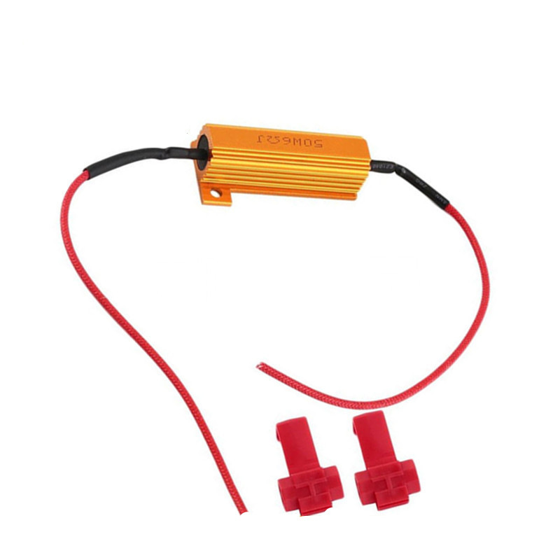 Ledデコーダ6 ohm、50w電圧: dc 12v、ターンランプ抵抗、ledランプ抵抗|undefined