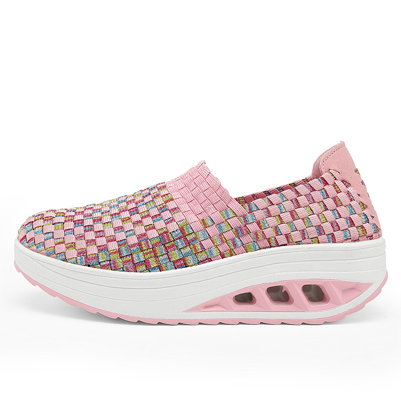 New fashion sports comfortable woven women's shoes AliExpress air cushion shake shoes Fujian supply a generation of hair