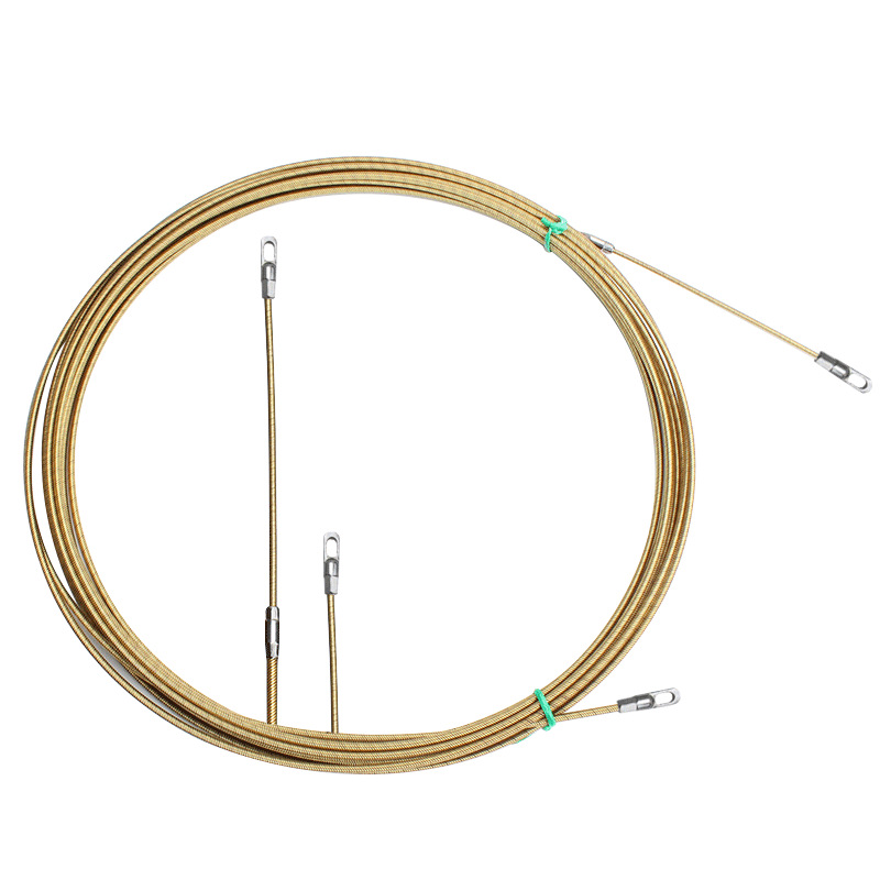 Electrician Threader Flat Head Solid Spring Steel Wire Plastic Steel Wire Mesh Wire Threader Trunking Wire Lead