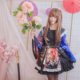 Maid cosplay anime costume bliss pure earth house dance Japanese style flower Kui performance costume improved kimono ancient costume sexy