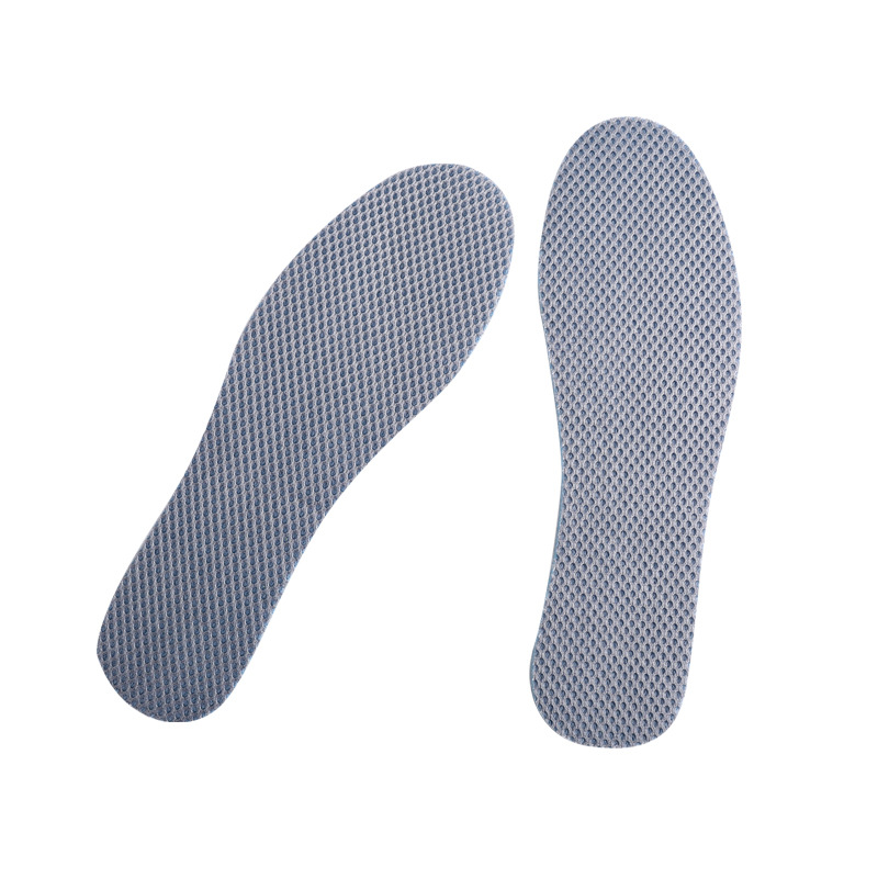 Sports Insoles Men's and Women's Mesh Insoles Summer Breathable Shock Absorbing Sweat Absorbing High Elastic Basketball Running Shoes Insoles