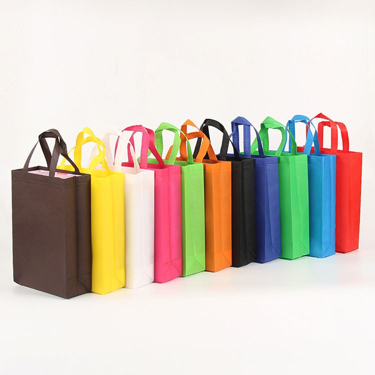 Clothing non-woven bag advertising shopping bag sewing film training class tote bag printable logo customization