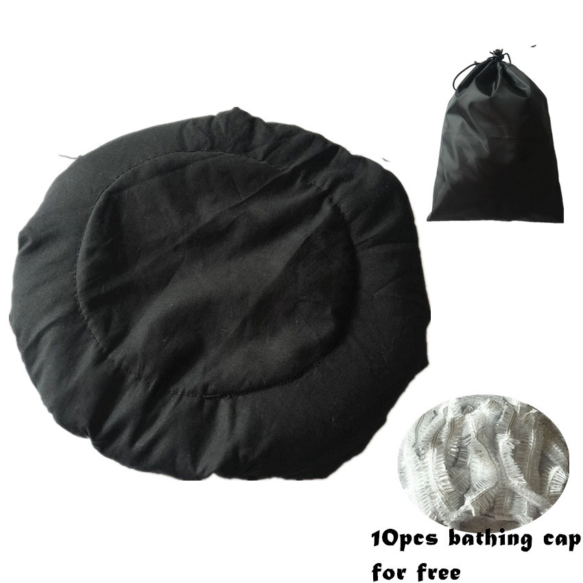 Factory flaxseed heating oil baking cap microwave oven hot steaming deep repair care cap cross border without electric heating