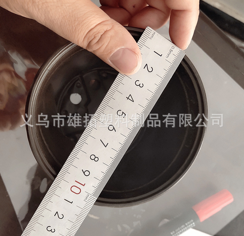 opp transparent trapezoidal bag two-color potted plant packaging bag flower pot packaging bag 2-head flower bag