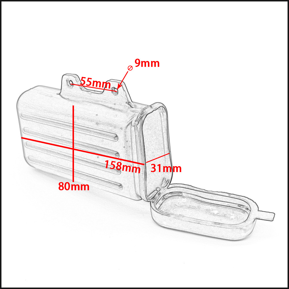 Off-road Motorcycle DR250 Big Eyes 250 Small Eyes DR200 Off-road Vehicle Modification Tool Box Repair Box