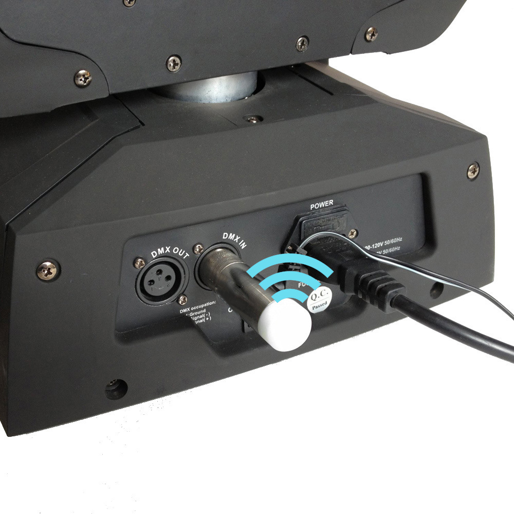 Built-in battery DMX512 receiver wireless DMX512 stage light receiver light signal connection controller