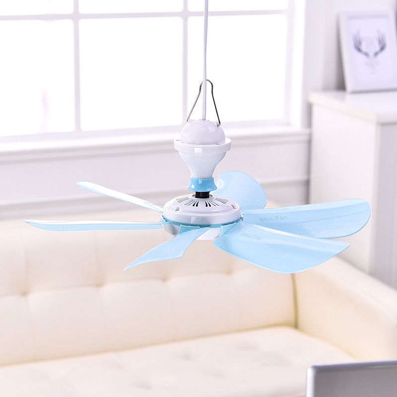 Qifeng six-leaf small ceiling fan 500 small mosquito net fan student dormitory micro fan household electric fan wholesale