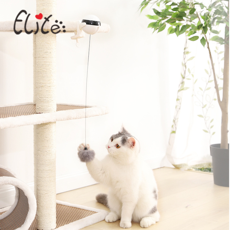 Amazon explosion pet intelligent rabbit ball automatic yo-yo lifting electric cat toy cat supplies
