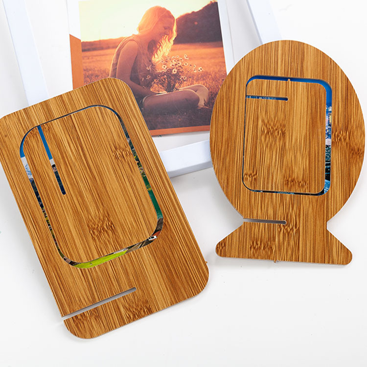 Home Hotel Creative Folding Portable Wooden Makeup Mirror Dressing Table Beauty Mirror