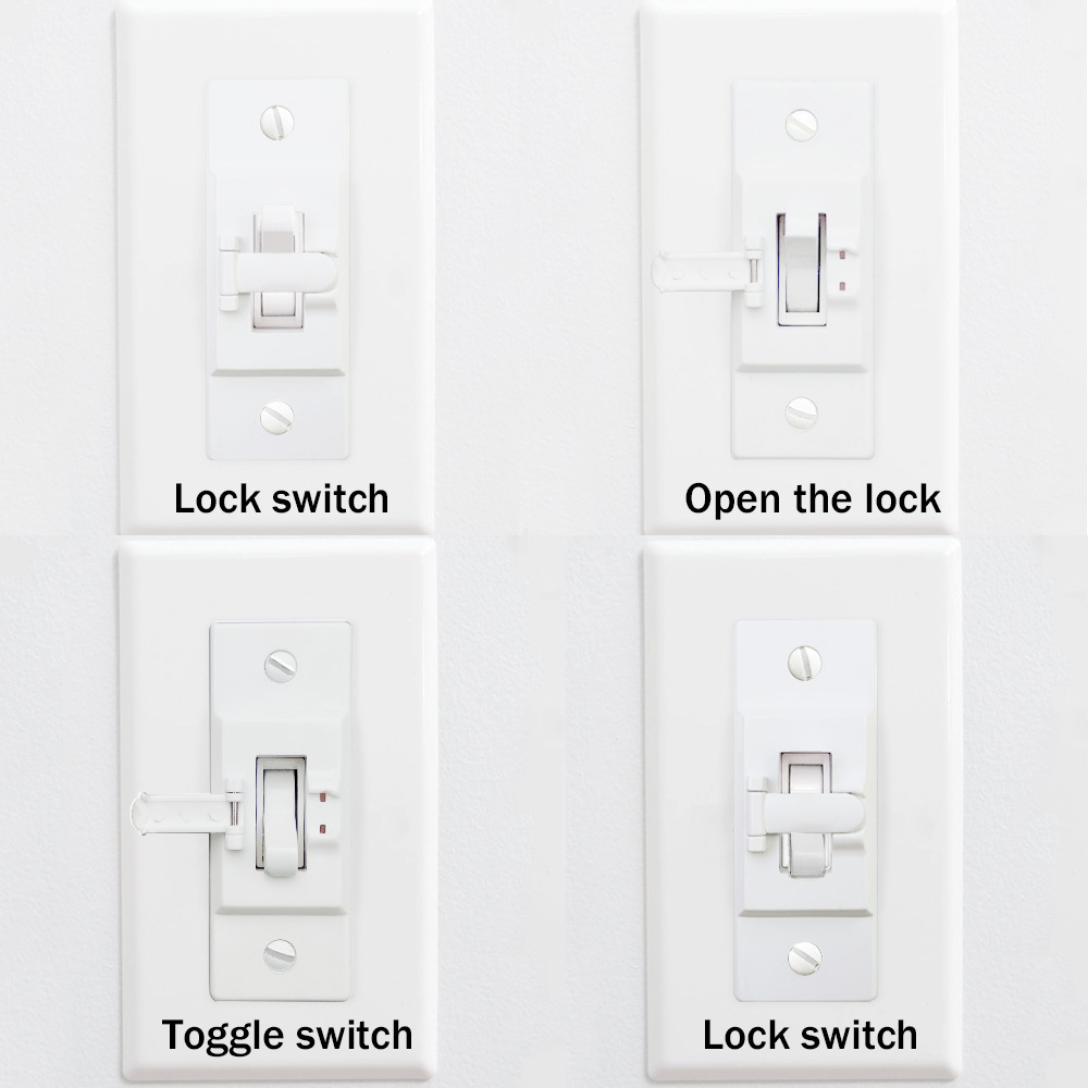 Factory sales cross-border American standard certification single control pull switch protection cover child safety switch lock anti-shock