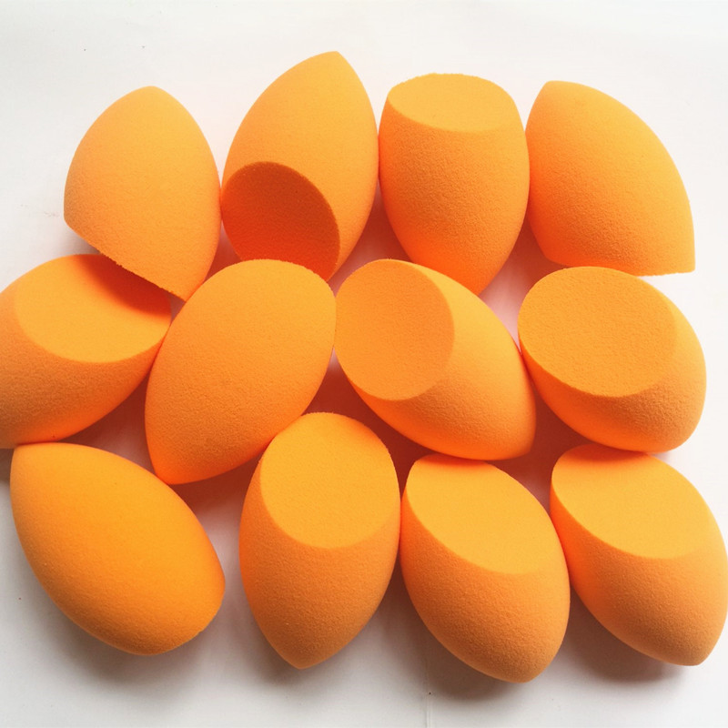 rt Home Beauty Egg Super Soft Does Not Eat Pink Orange Slant Water Drops Powder Puff Dry and Wet Dual-use Makeup Egg Micro-blemish Egg
