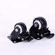 Light 1.5 inch 2 inch 2.5 inch double bearing gold drill directional wheel PU polyurethane silent furniture universal caster