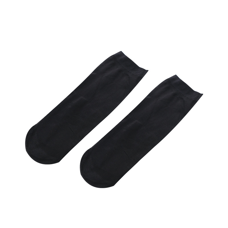 Pepper velvet women's socks anti-snagging Black flesh color non-slip stockings ultra-thin summer thin silk socks