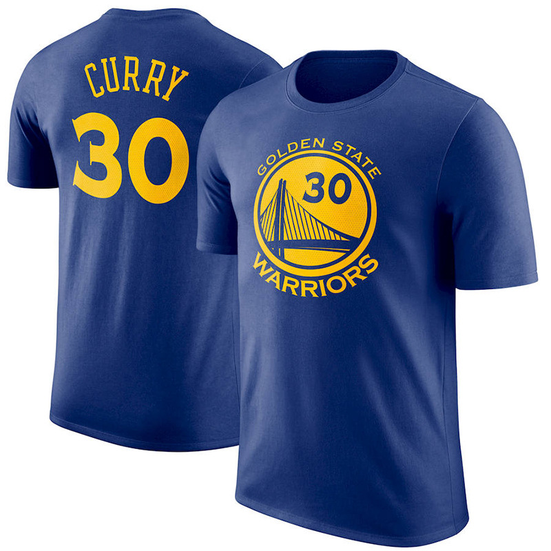 (Support customization) NBAT shirt Warrior Curry Thomson green basketball uniform short sleeve sports quick-dry T-shirt men