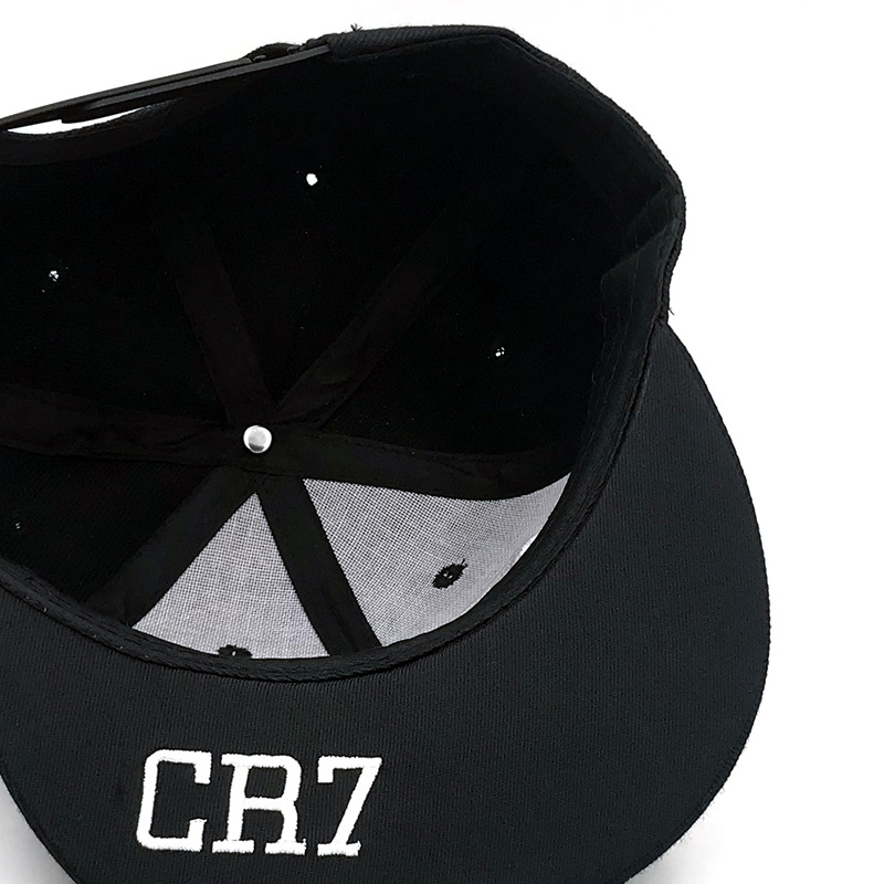 Foreign Trade Embroidered CR7 Letters Children's Color Matching Baseball Cap C Luo Outdoor Hip-Hop Cap Korean Style Flat Cap Trendy