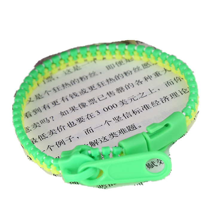 New bracelet Korean fashion ol candy color personality zipper bracelet bracelet jewelry stall supply wholesale