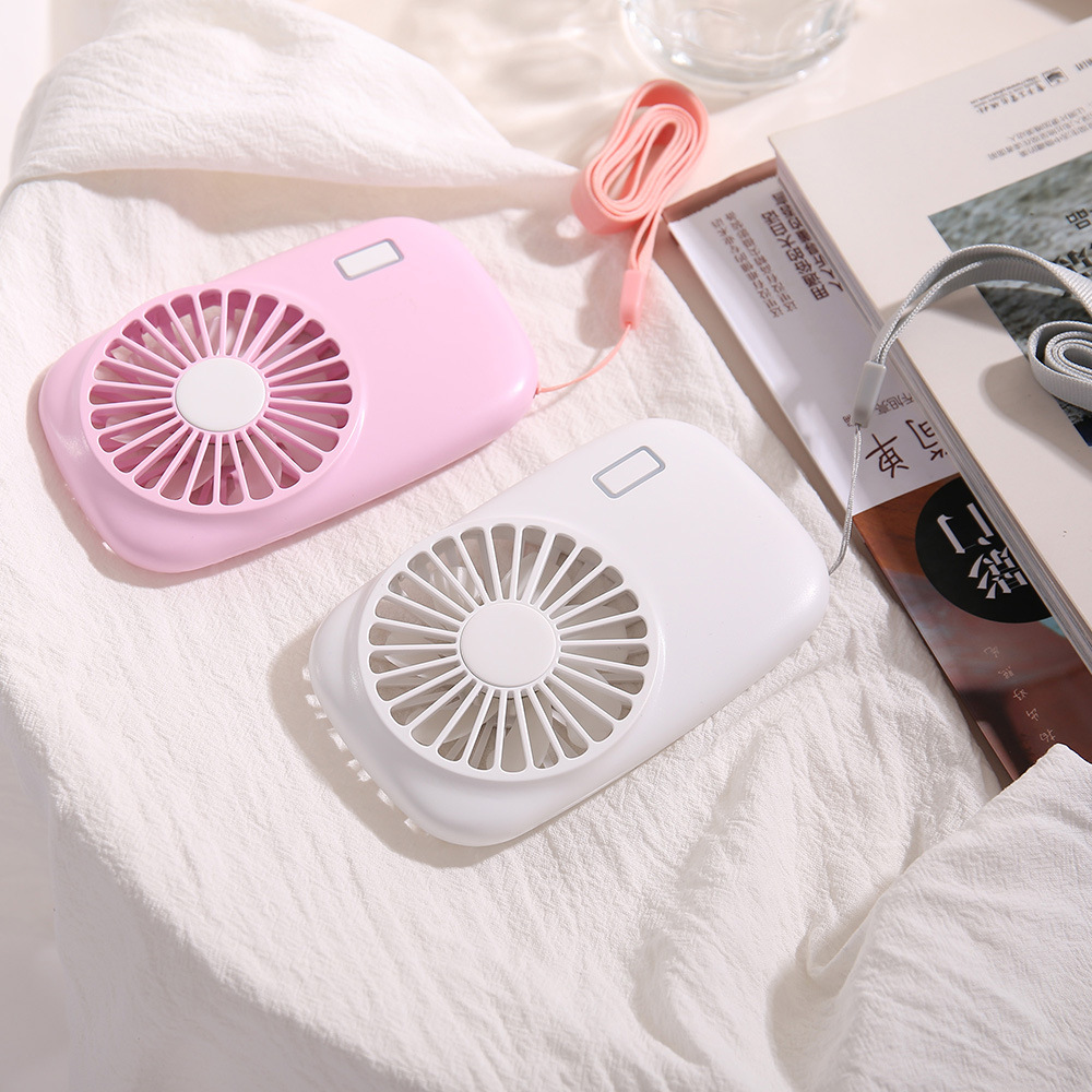 usb rechargeable mini fan outdoor portable student children ultra-thin handheld neck pocket camera fan