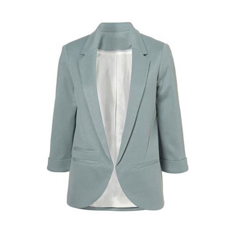 2023 Amazon ebay candy color seven-piece sleeved small suit suit suit suit suit casual jacket female