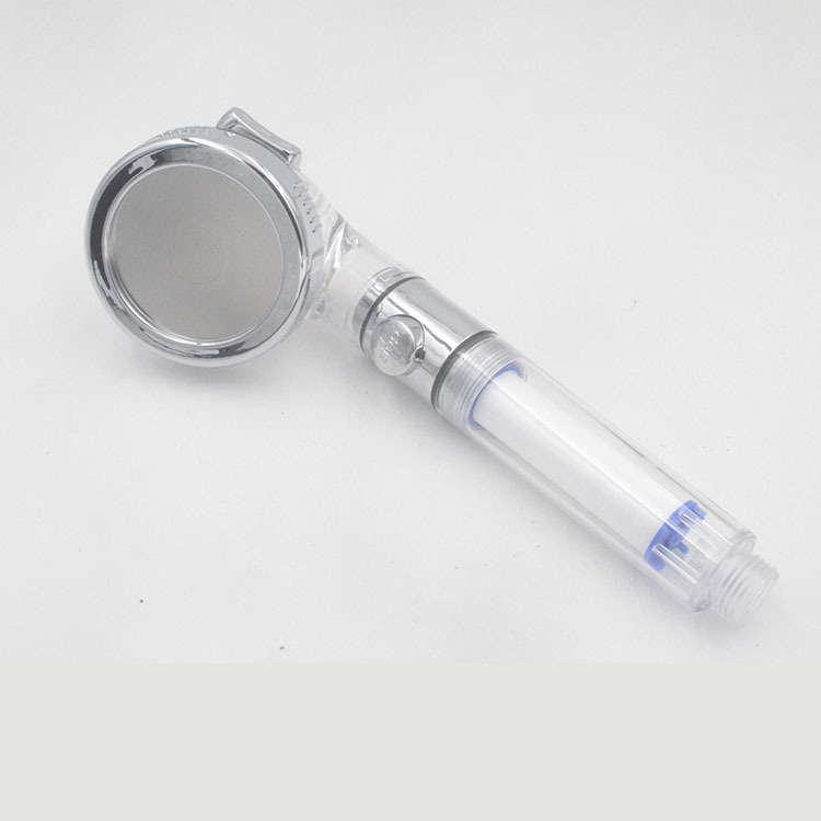 Negative ion booster multifunctional shower nozzle filter core removable and washable hand-held shower head for cross-border e-commerce
