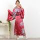 Japanese traditional women's formal dress bathrobe cartoon performance photo suit kimono stage performance clothing Photo delivery